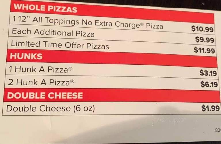 Belly Of The Whale Deli - Raleigh, MS menu_pic