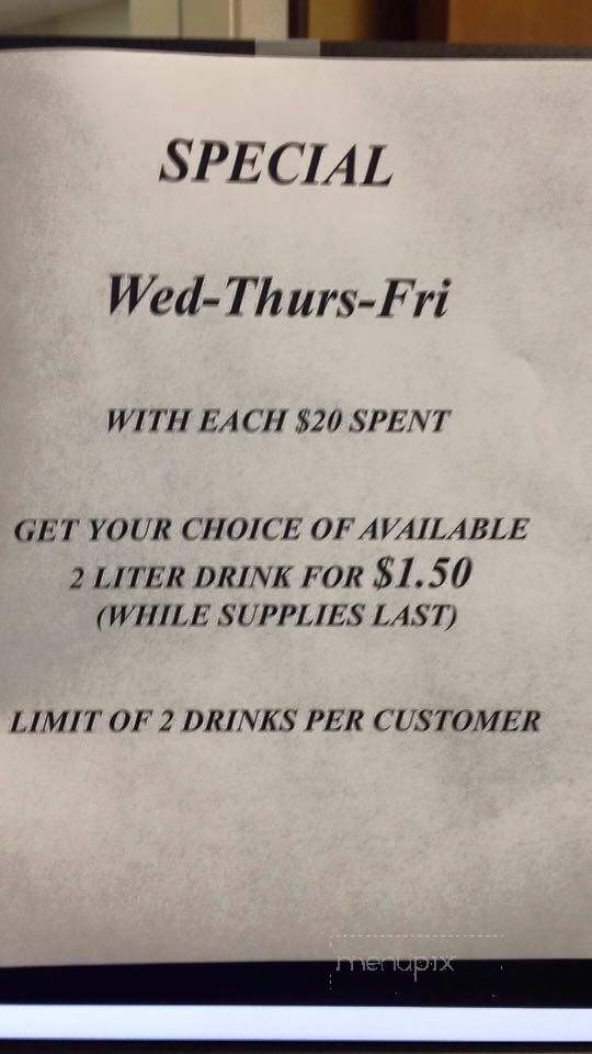 Belly Of The Whale Deli - Raleigh, MS menu_pic