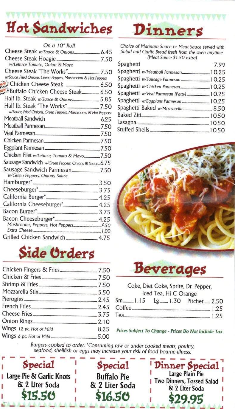 Bono Pizza USA - Mount Bethel, PA menu_pic