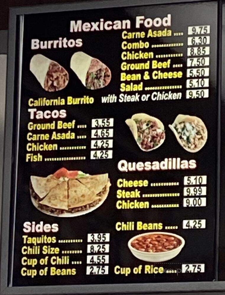 Steve's No 4 Charbroil - Huntington Beach, CA menu_pic