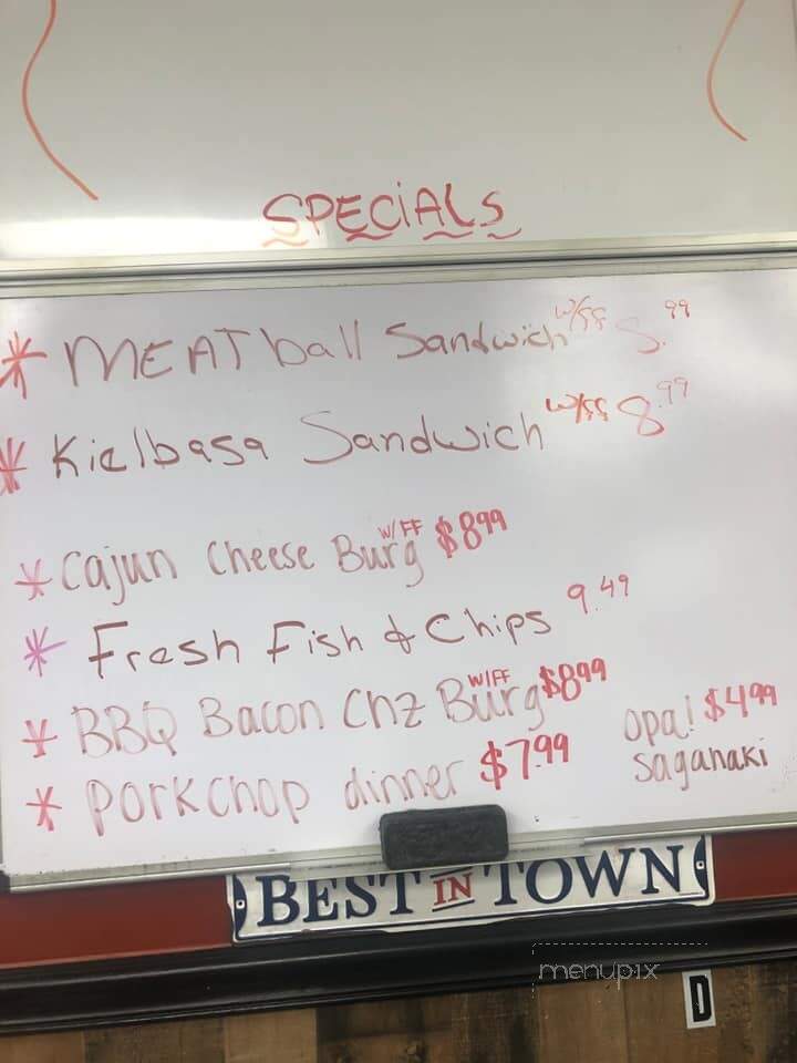 The Burger Barn - Lapeer, MI menu_pic