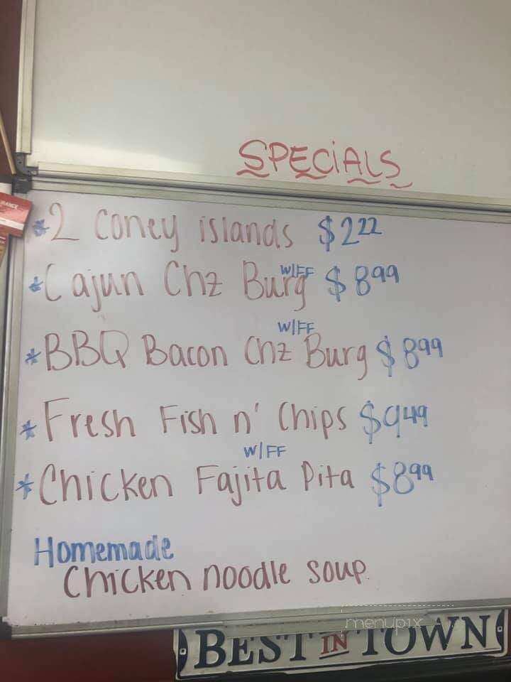 The Burger Barn - Lapeer, MI menu_pic