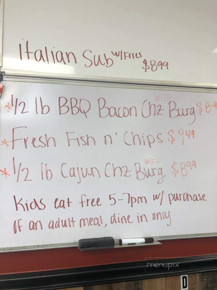 The Burger Barn - Lapeer, MI menu_pic