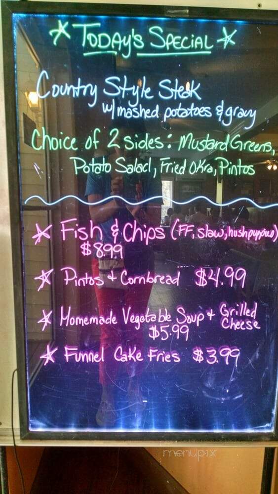 Paul's Family Restaurant - Cherokee, NC menu_pic