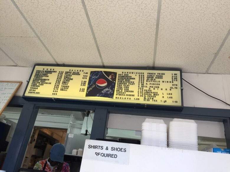 Five Points Sub's - High Point, NC menu_pic
