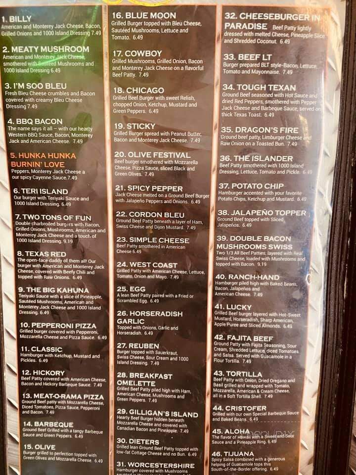 Top Dawgs - Mindoro, WI menu_pic