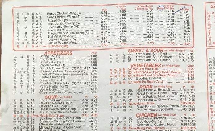 New Stars - Tallahassee, FL menu_pic