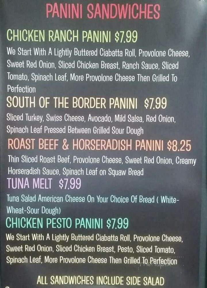 Donkey J's Deli - Lockeford, CA menu_pic