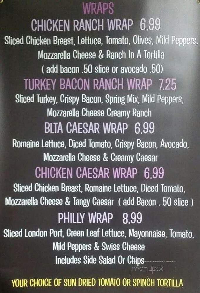 Donkey J's Deli - Lockeford, CA menu_pic