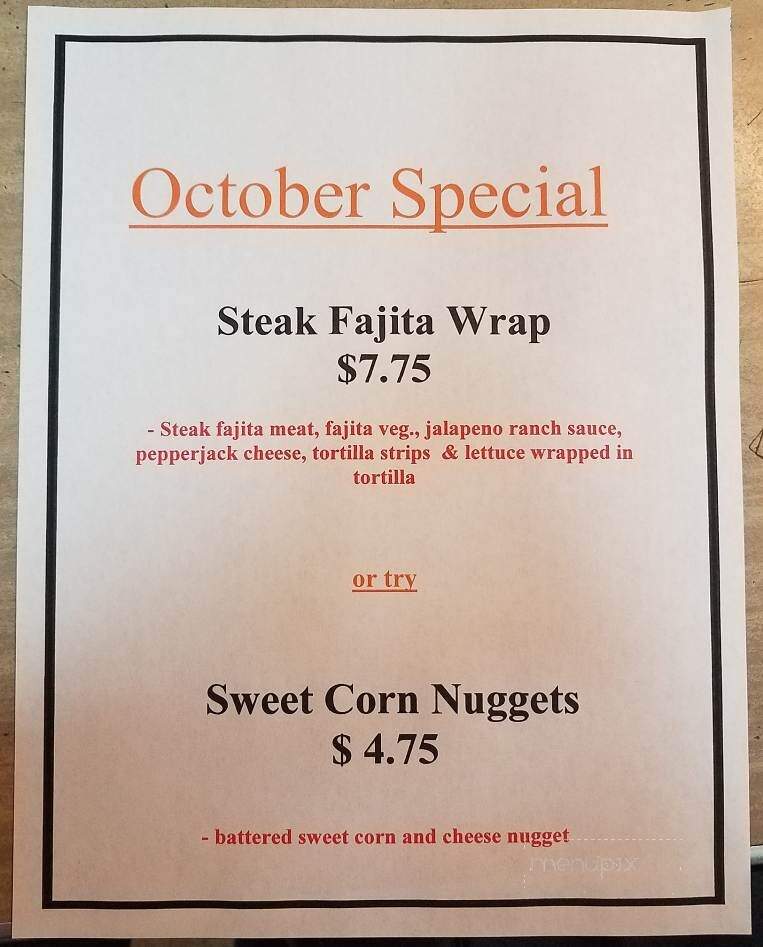 Gopher Lanes Bar & Grill - Plainview, MN menu_pic