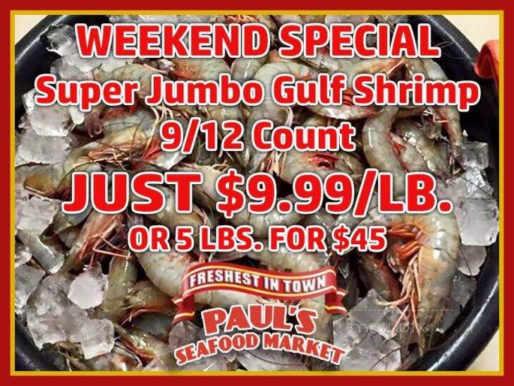 Paul's Seafood Market - Port Aransas, TX