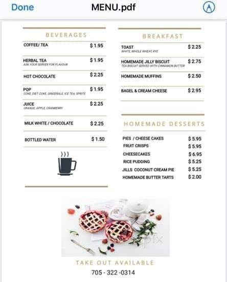 Pieces Of Olde - Elmvale, ON menu_pic