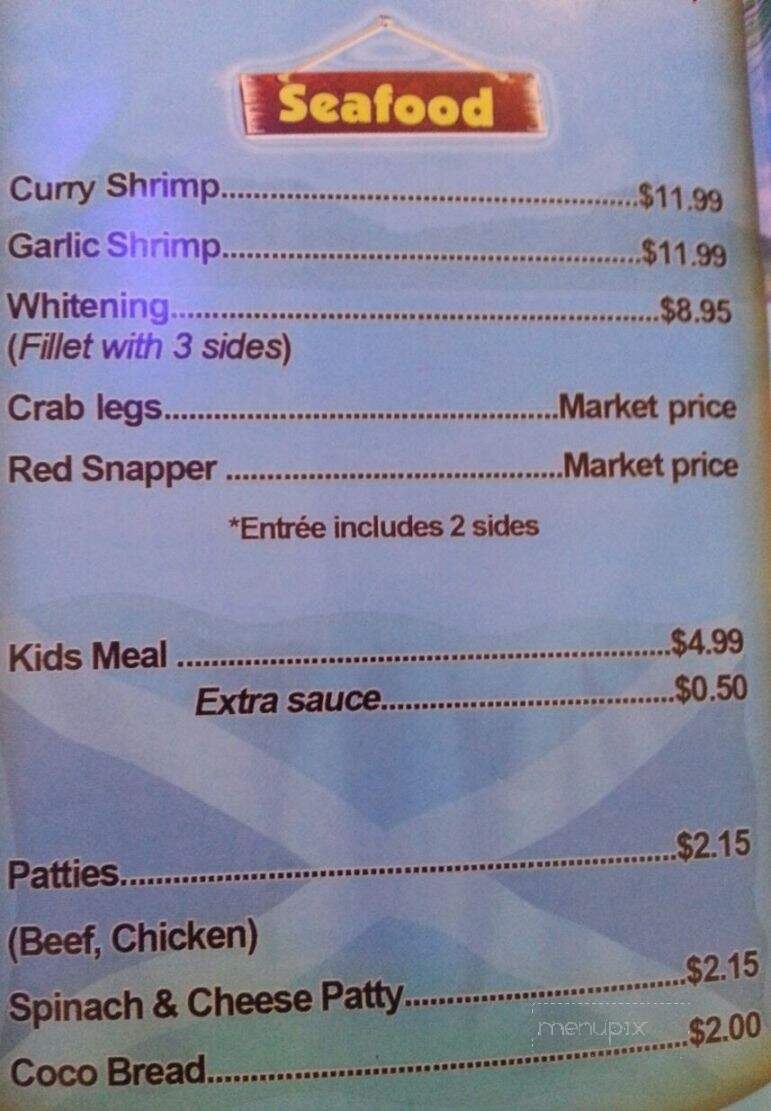 Caribbean Soul Island Grill - Hattiesburg, MS menu_pic