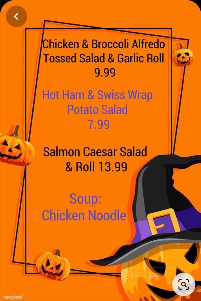 White House Restaurant - Meyersdale, PA menu_pic