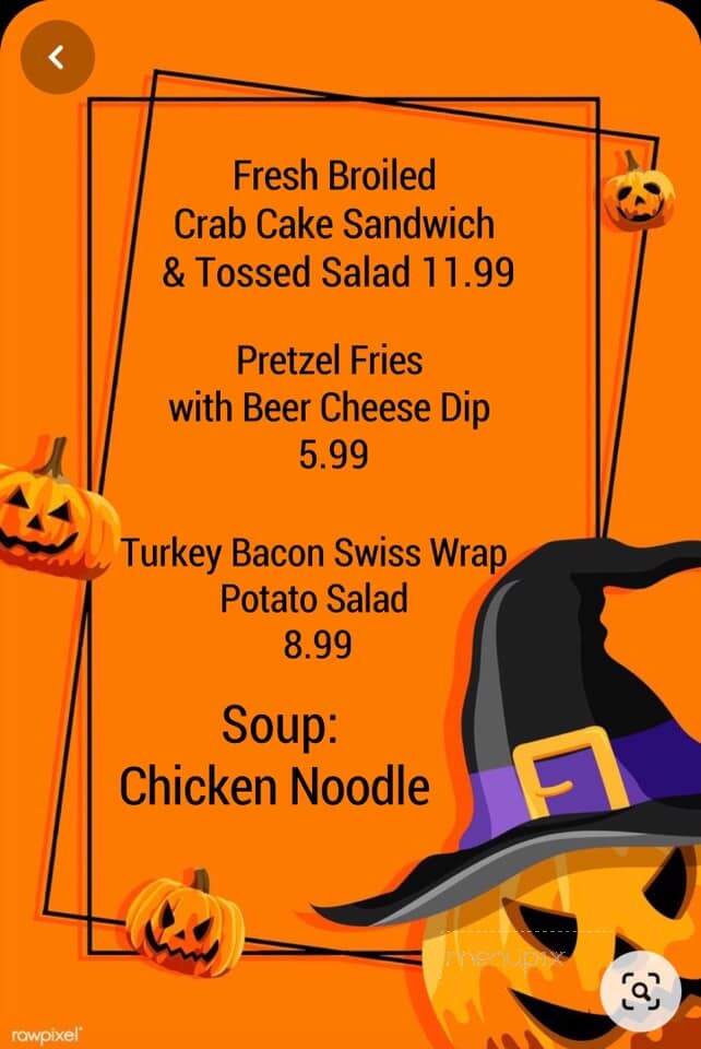 White House Restaurant - Meyersdale, PA menu_pic