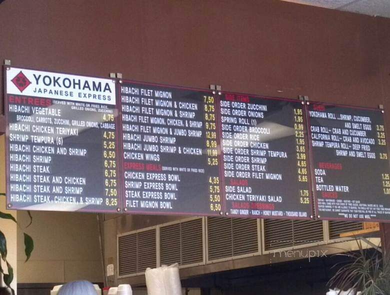 Yokohama Japanese Express - Georgetown, SC menu_pic