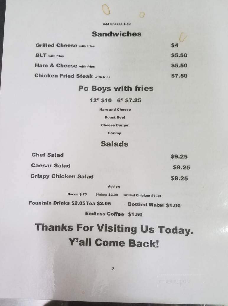 Taters - Summit, MS menu_pic