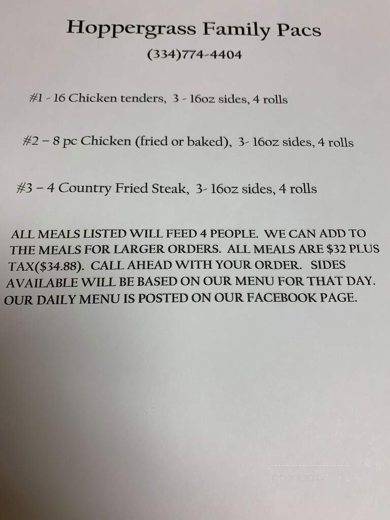 Hoppergrass - Ozark, AL menu_pic