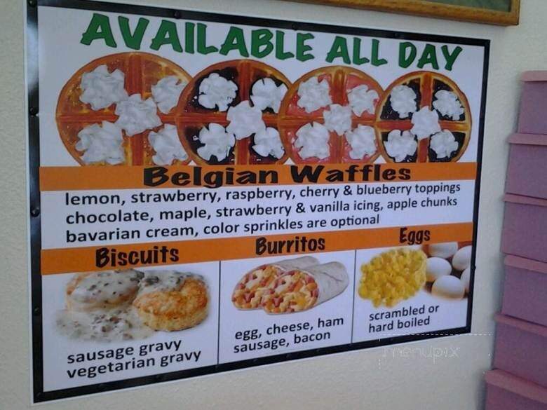 Happy Donuts - Eureka, CA menu_pic