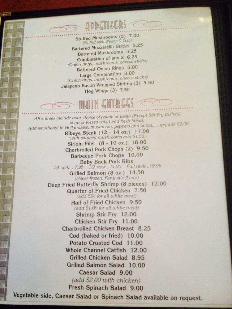 Davids - Pontiac, IL menu_pic