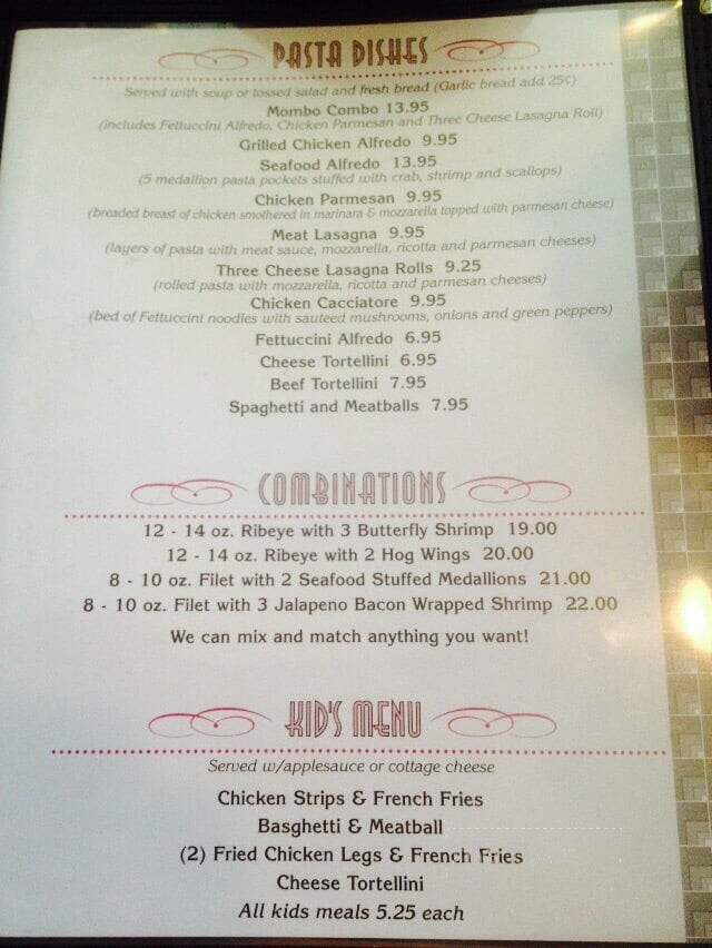 Davids - Pontiac, IL menu_pic
