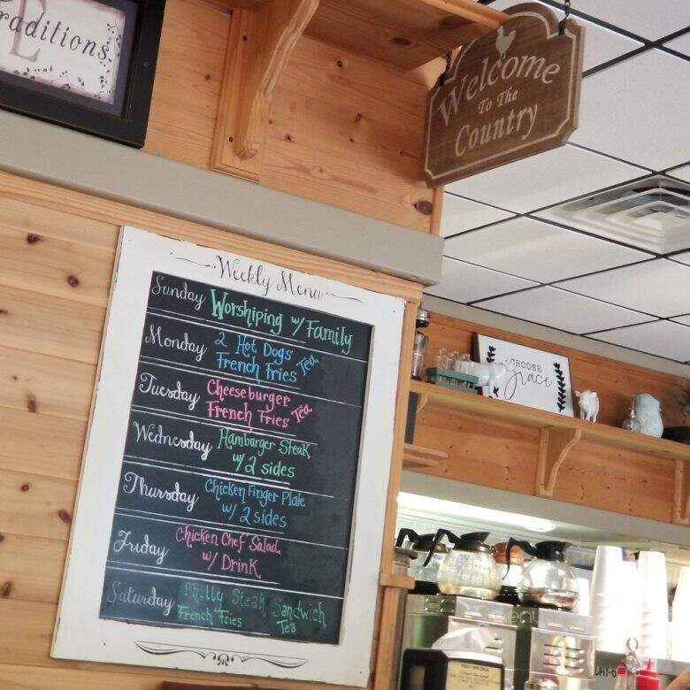 Grace's Coffee House & Restaurant - Anderson, SC menu_pic
