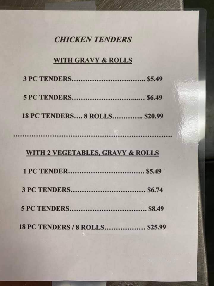 Granny's Fried Chicken - Seagoville, TX menu_pic