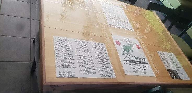 Salamandra Restaurant - Dixon, IL menu_pic