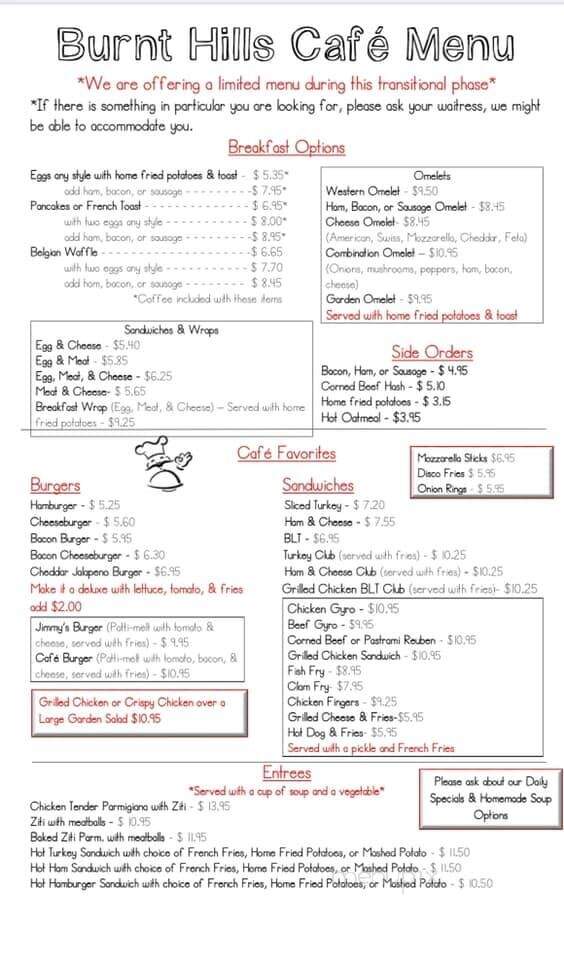 Burnt Hills Cafe - Burnt Hills, NY