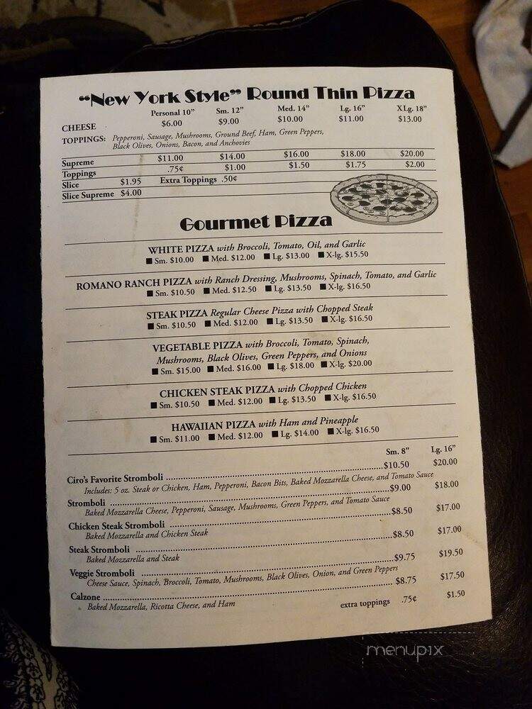 Ciro's Pizza Pasta & Subs - Danville, VA