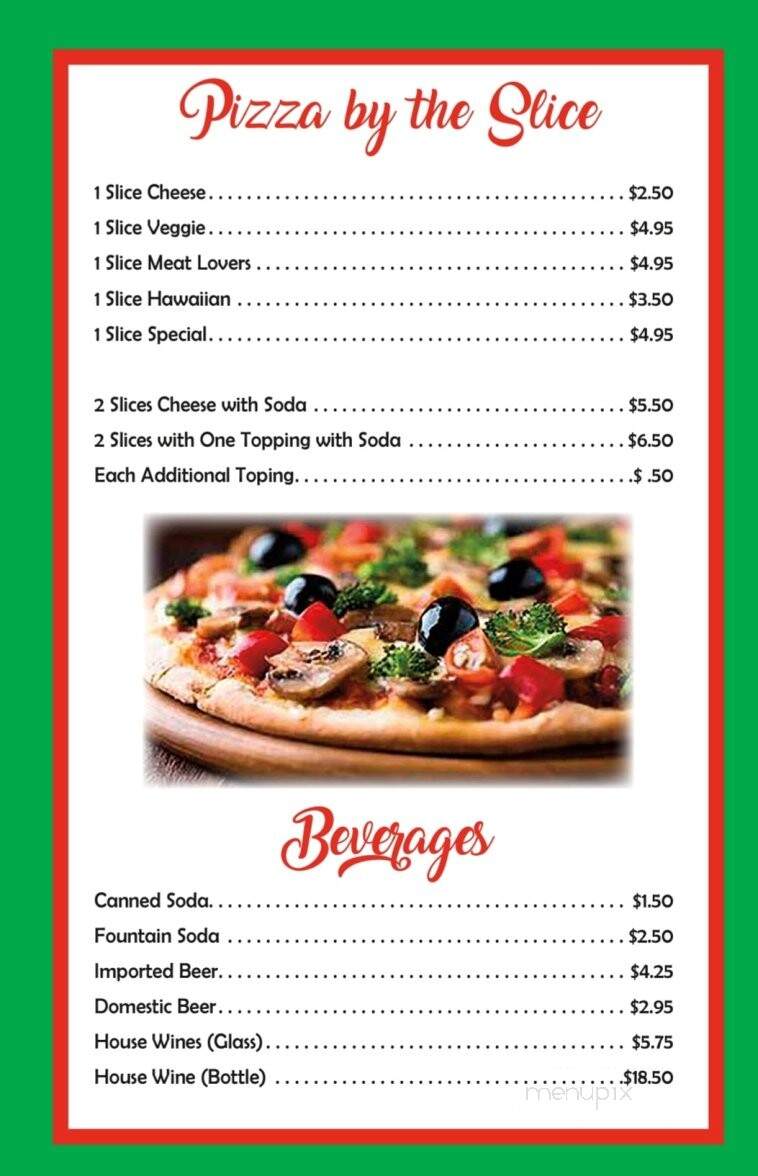 My Cousin Vinny's - Ormond Beach, FL menu_pic