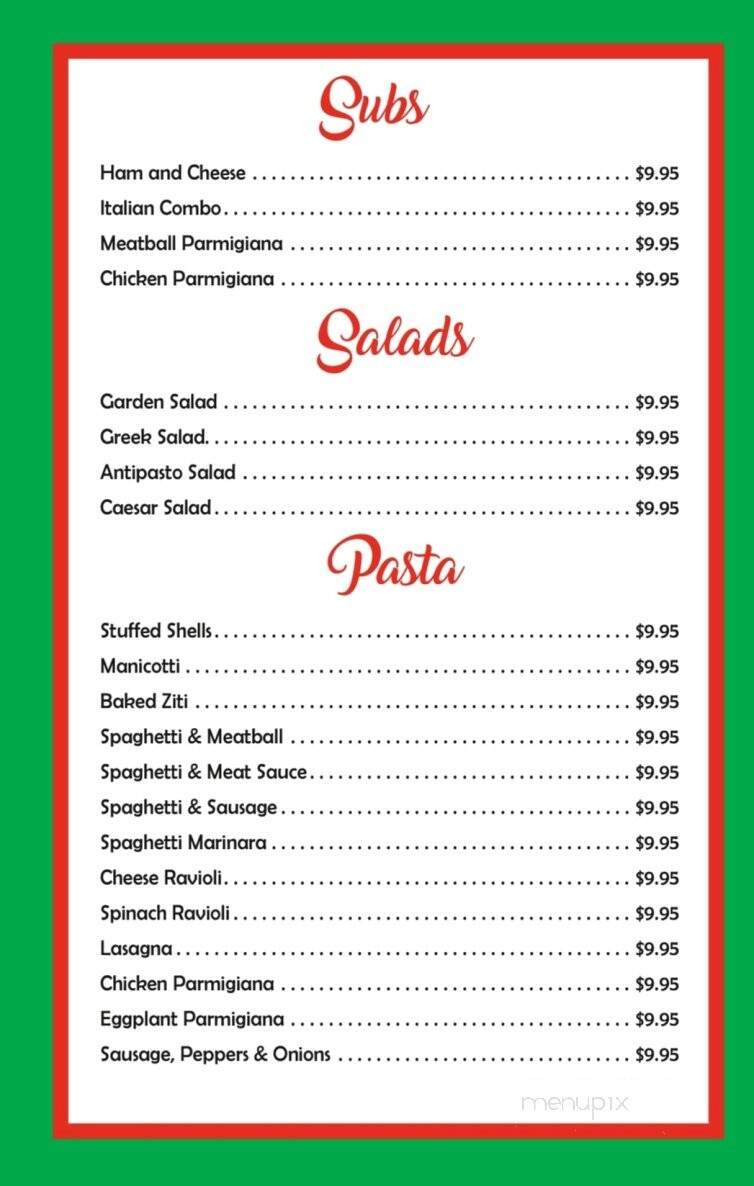 My Cousin Vinny's - Ormond Beach, FL menu_pic
