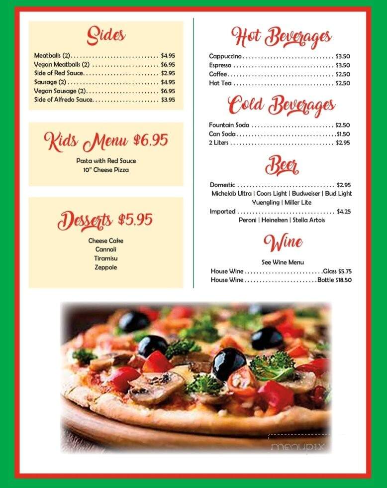 My Cousin Vinny's - Ormond Beach, FL menu_pic