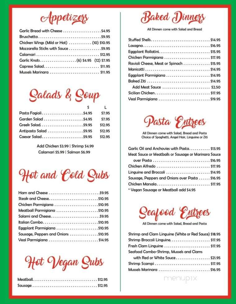 My Cousin Vinny's - Ormond Beach, FL menu_pic