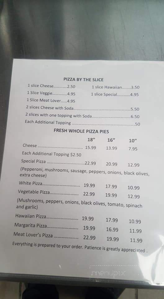 My Cousin Vinny's - Ormond Beach, FL menu_pic