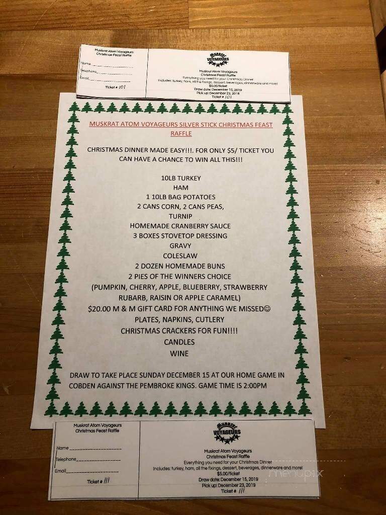 Beachburg Restaurant - Beachburg, ON menu_pic