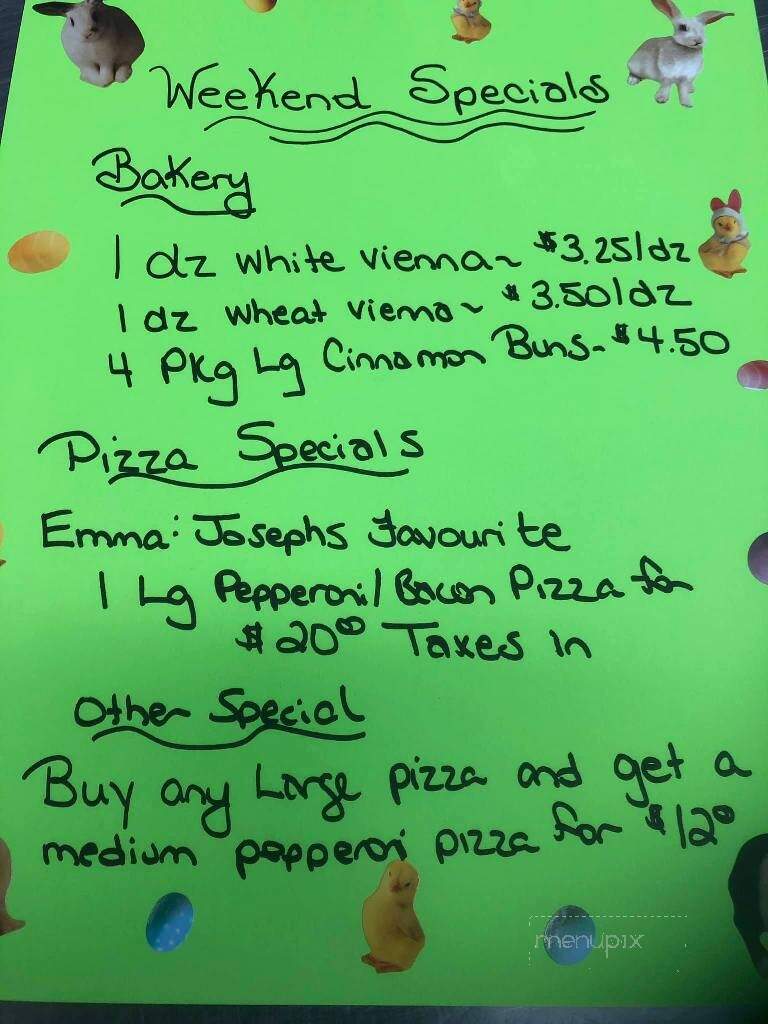 Beachburg Restaurant - Beachburg, ON menu_pic