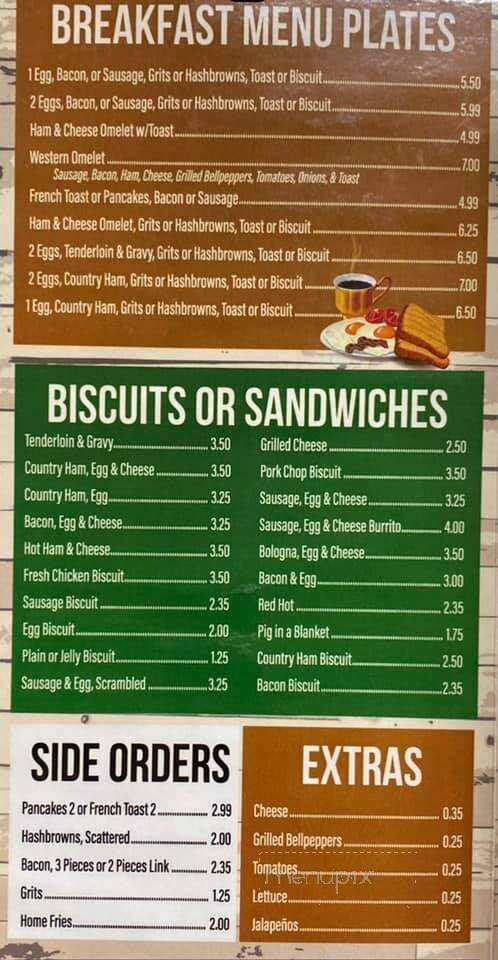 Four Oaks Restaurant & Grill - Four Oaks, NC menu_pic