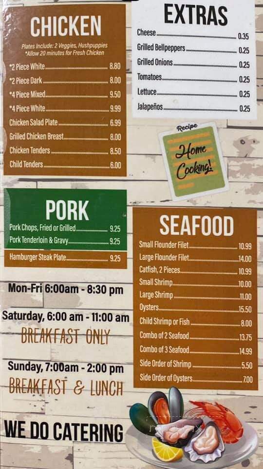 Four Oaks Restaurant & Grill - Four Oaks, NC menu_pic
