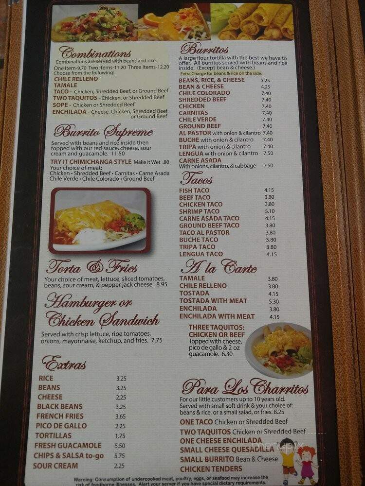 El Charro Authentic Mexican Food - Cherry Valley, CA