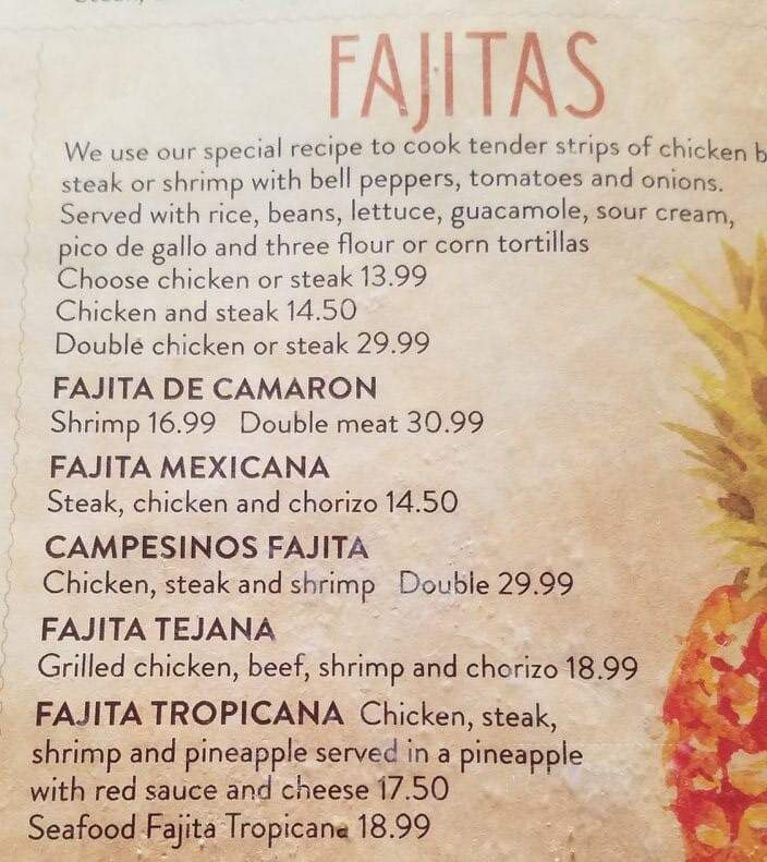 Los Campesinos Mexican Grill - Minooka, IL menu_pic