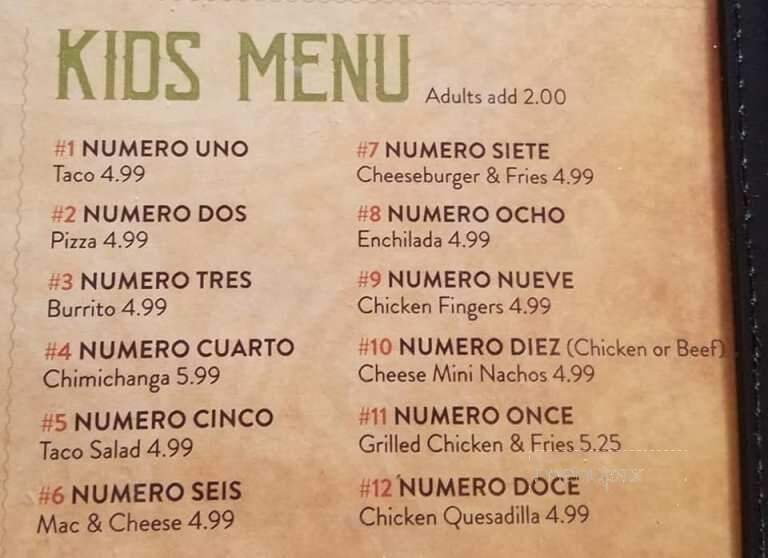 Los Campesinos Mexican Grill - Minooka, IL menu_pic