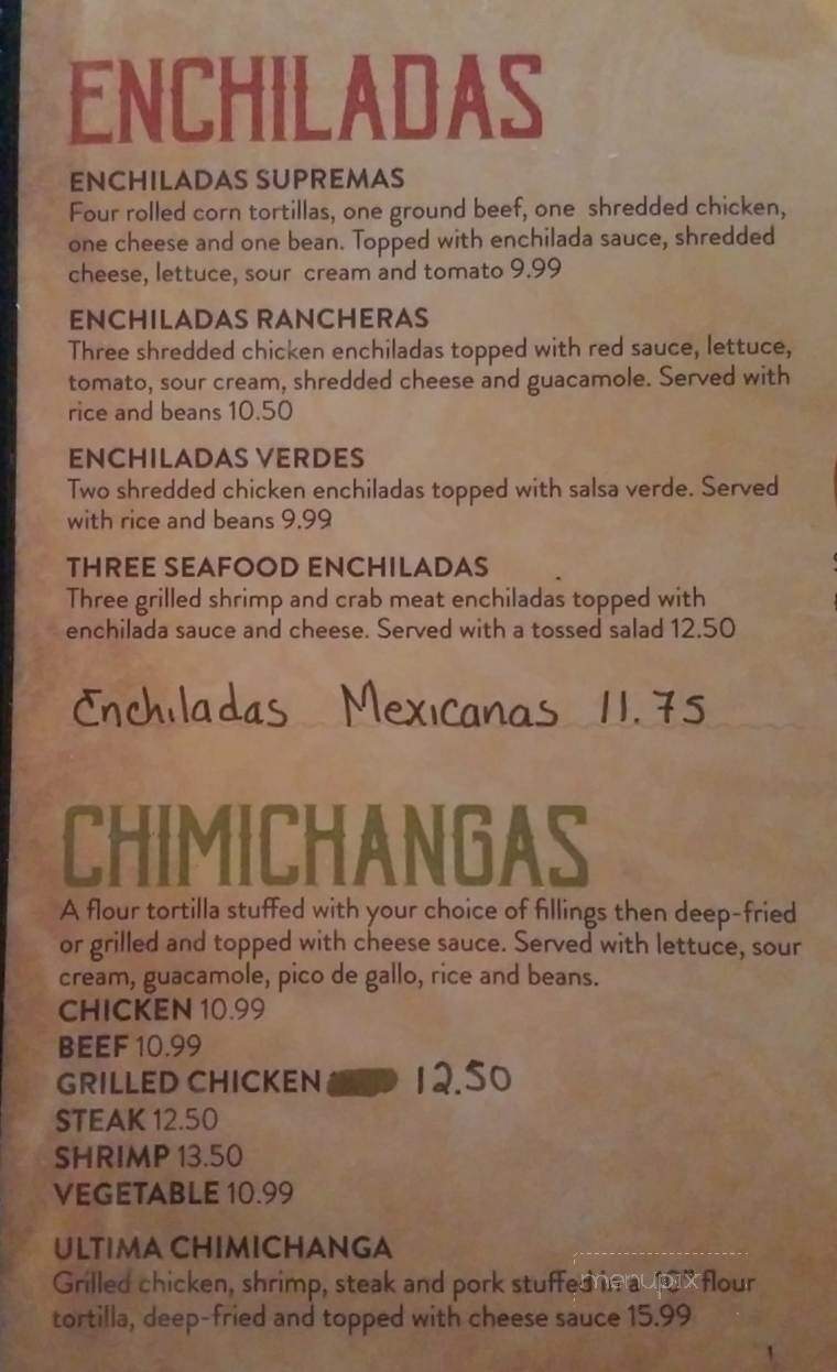 Los Campesinos Mexican Grill - Minooka, IL menu_pic
