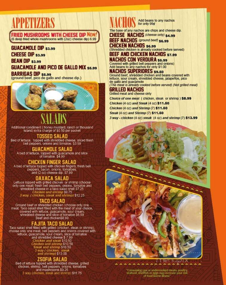 Barrigao Grill - Reform, AL menu_pic