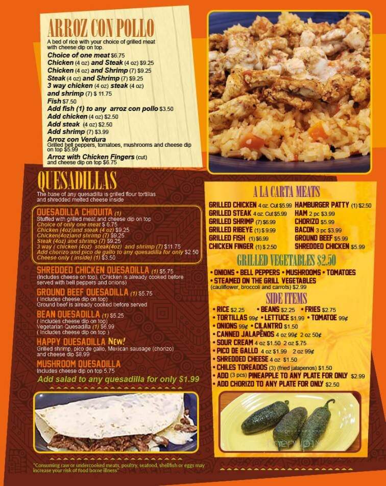 Barrigao Grill - Reform, AL menu_pic