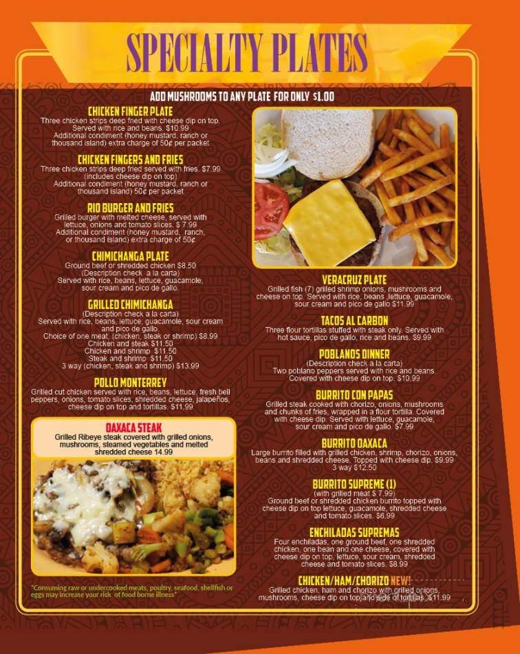 Barrigao Grill - Reform, AL menu_pic