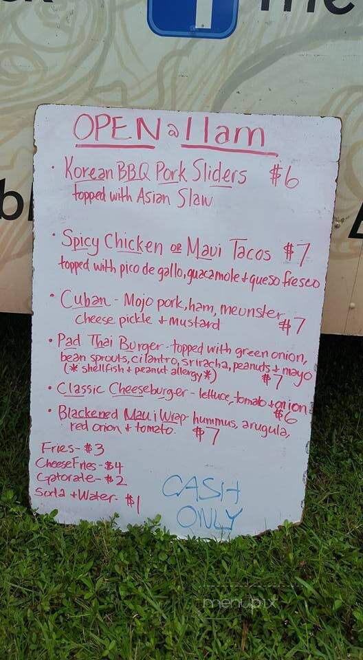 Menu of The Nosh Truck in Bonita Springs, FL 34134