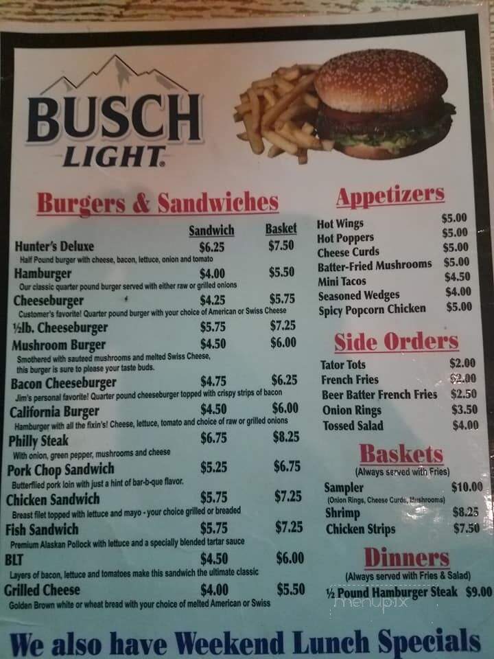 Hunter's Last Chance - West Salem, WI menu_pic