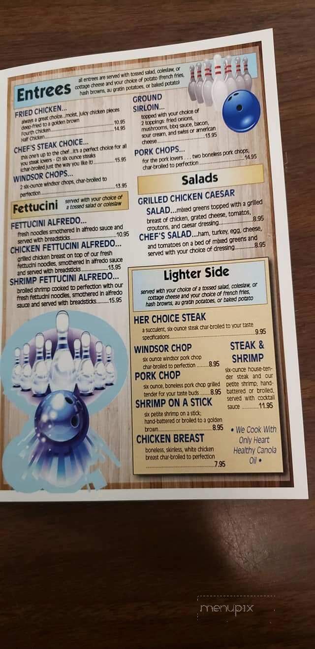 Travel Lanes & Supper Club - Le Roy, MN menu_pic