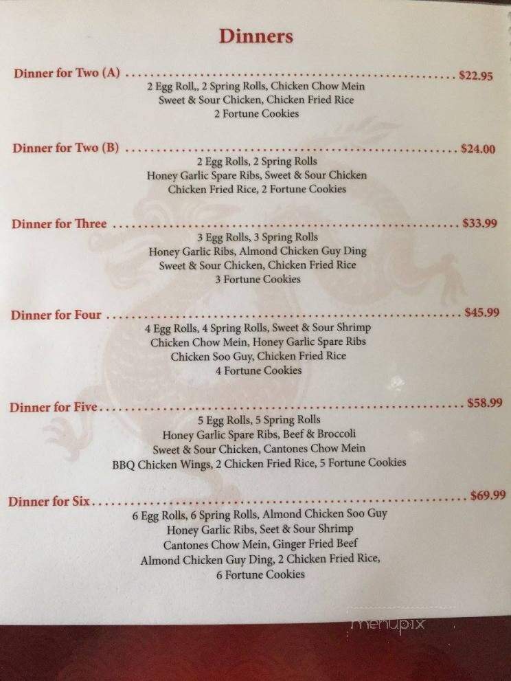 Fortune Star Chinese Restaurant - Cape Breton, NS menu_pic